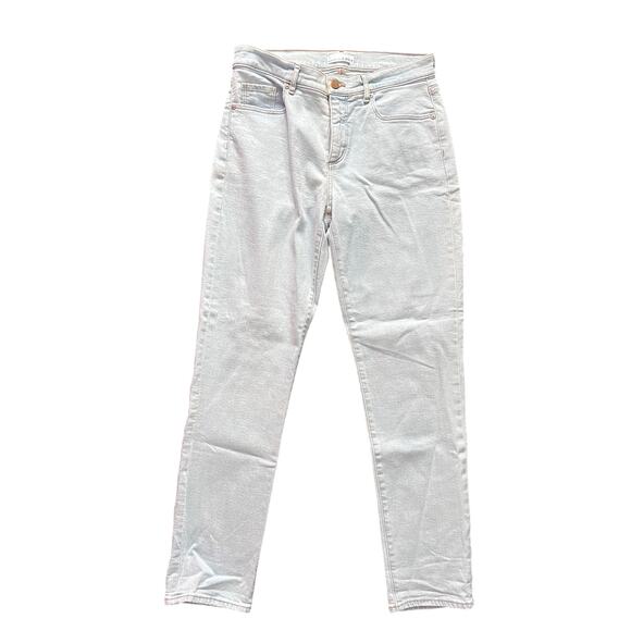 NWT Loft High Waisted Light Wash Straight Leg Jeans 6/28 - Picture 1 of 6